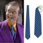 Necktie joker jack nicholson purple lilac violet  cosplay roleplay villain tie halloween