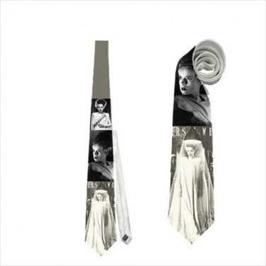 Necktie universal monsters frankenstein he bride of frankenstein halloween