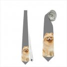 Necktie german spitz dog