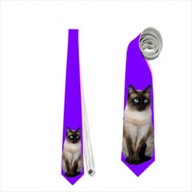 Necktie siam siamese cat kitten thai
