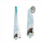 Necktie bald eagle american symbol