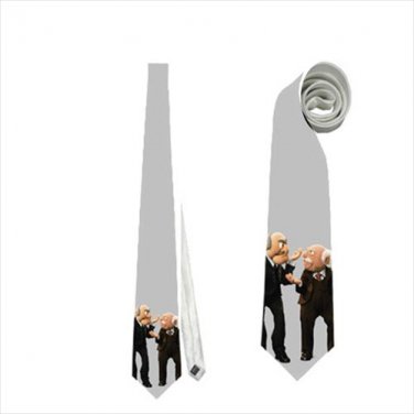 Necktie Statler And Waldorf  muppet muppets tie