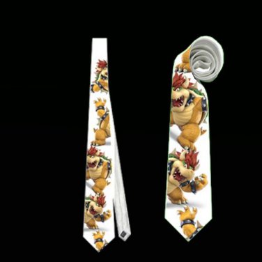 Necktie bowser super mario smash funny tie