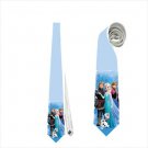 Necktie frozen anna olaf elsa wedding tie