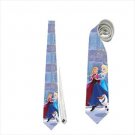 Necktie frozen anna olaf elsa wedding tie