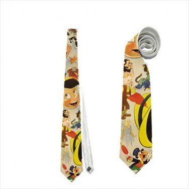 Necktie pinocchio figaro cat jiminy cricket geppetto cleo strombolli