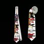 Necktie rock electric guitarist mike guitar player stage musican punk ties