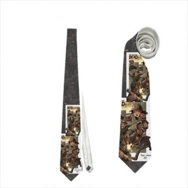 Necktie walking dead undead zombies zombie halloween horror fest gamer con