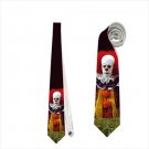 Necktie it pennywise clown creepy balloon  horror halloween tie
