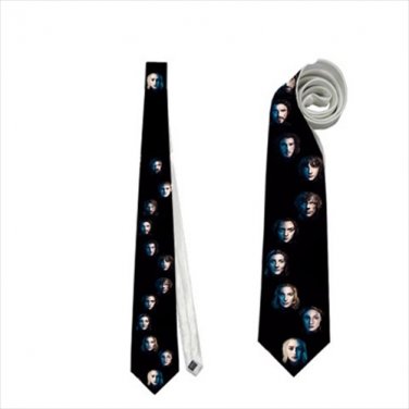 Necktie game of thrones jon snow daenerys tie