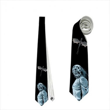 Necktie game of thrones white walker night king dragon got