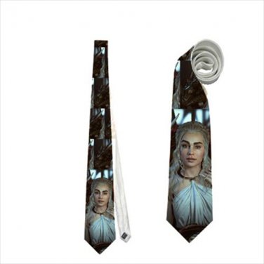 Necktie game of thrones got khaleesi mother of dragons