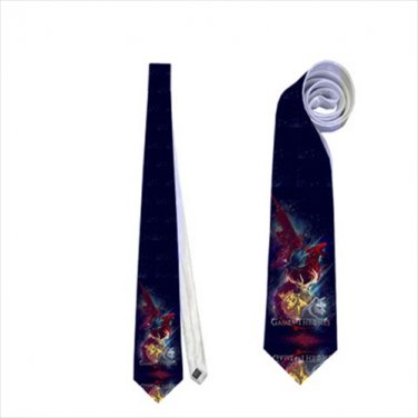 Necktie game of thrones got dragon dragons