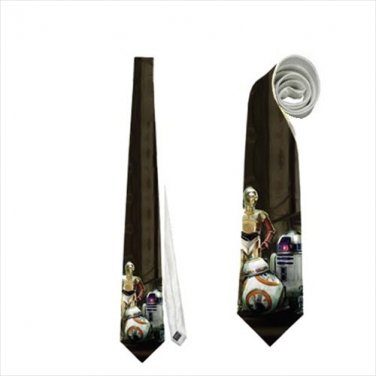 Necktie star wars droids c3po r2d2