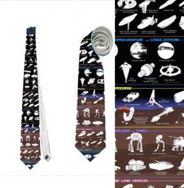 Necktie star wars space ships vehicles