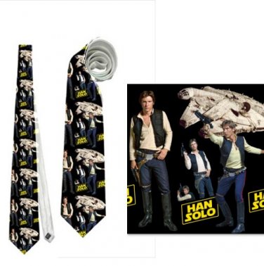 Necktie star wars han solo pilot smuggler