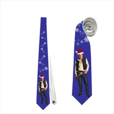 Necktie star wars han solo pilot smuggler christmas