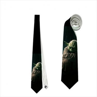 Necktie star wars yoda master jedi