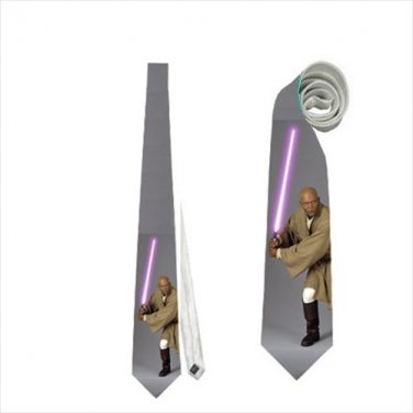 Necktie star wars mace windu