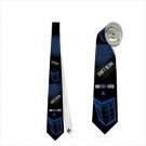 Necktie dr.who dr. who doctor who dr the cabin police box blink