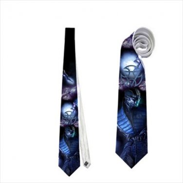 Necktie mortal combat scorpion sub zero