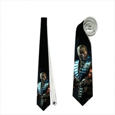 Necktie mortal combat scorpion sub zero