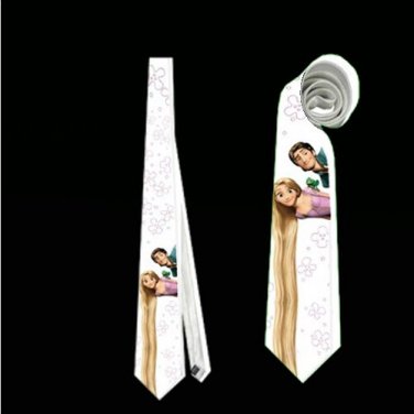 Necktie rapunzel tangled princess romance tie grooms groomsman wedding