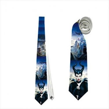 Necktie maleficent crow sleeping beauty tie halloween wedding