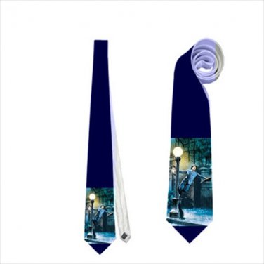 Necktie singing in the rain
