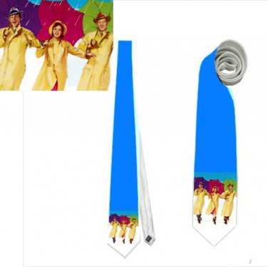 Necktie singing in the rain