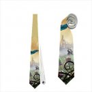 Necktie white rabbit alice in wonderland through the looking glass