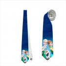 Necktie frozen elsa anna olaf tie