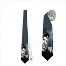 Necktie maleficent crow sleeping beauty tie grooms groomsman wedding gothic