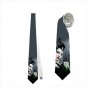 Necktie maleficent crow sleeping beauty tie grooms groomsman wedding gothic