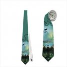 Necktie maleficent crow sleeping beauty tie grooms groomsman wedding gothic