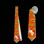 Necktie rooster cartoons foghorn leghorn neck tie