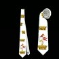 Necktie rooster cartoons foghorn leghorn neck tie