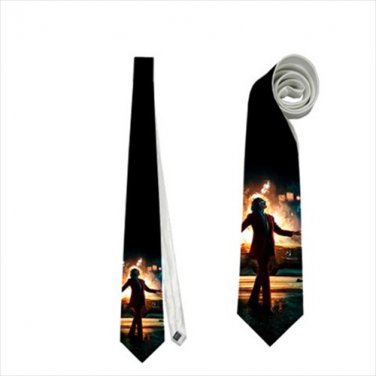 Necktie joker fenix 2019 pattern cosplay roleplay costume villain tie halloween