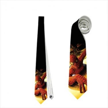 Necktie spider-man amazing superhero avenger comics roleplay cosplay wedding