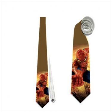 Necktie spider-man amazing superhero avenger comics roleplay cosplay wedding