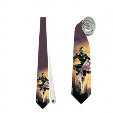 Necktie spider-man amazing green goblin superhero avenger comics roleplay cosplay wedding