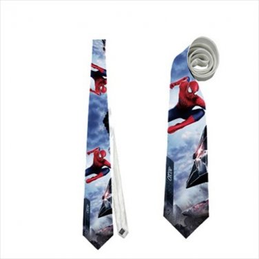 Necktie spider-man amazing superhero avenger comics roleplay cosplay wedding