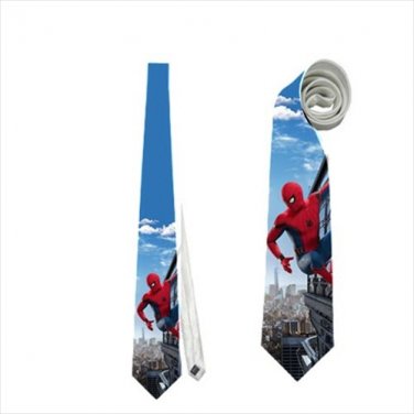 Necktie spider-man amazing superhero avenger comics roleplay cosplay wedding