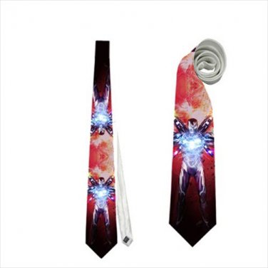 Necktie superheroes iron man