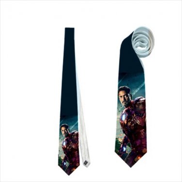 Necktie superheroes iron man