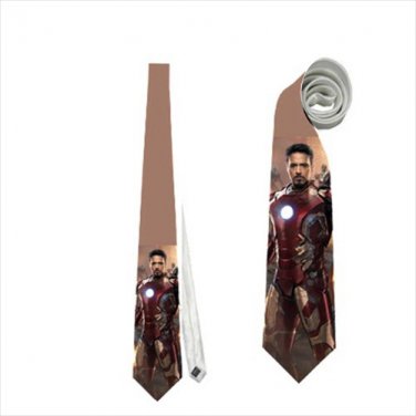 Necktie superheroes iron man