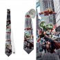 Necktie superheroes avengers iron man hulk captain america black widow comics