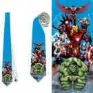 Necktie superheroes avengers iron man hulk captain america black widow comics