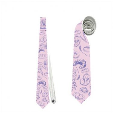 Necktie baker bakery croissant baguette pretzel