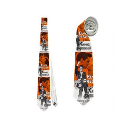 Necktie elvis presley rock and roll king creole